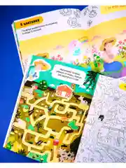 Большая книжка игр и заданий. В деревне