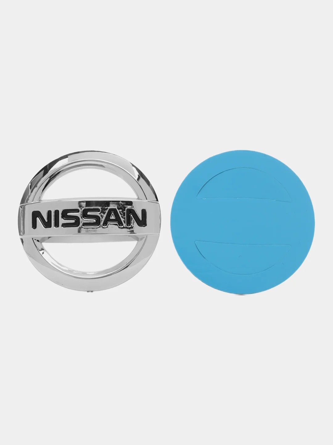 Серебряный эмблемы NISSAN 14 см, 12,8 см и 5 см