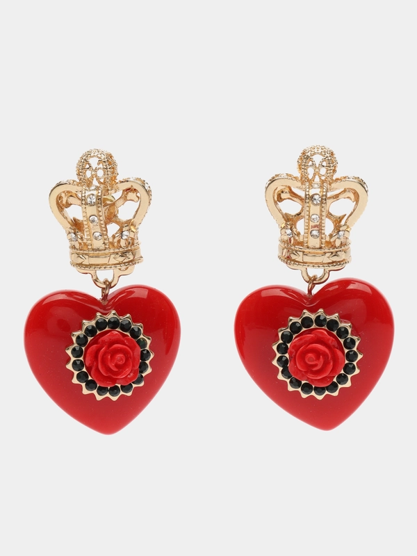 Серьги красные
