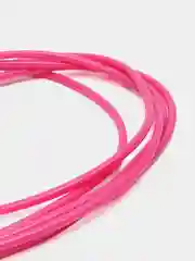 Фуксия скакалка со шнуром, для занятий спортом и фитнесом с антискользящими ручками 2,2 м