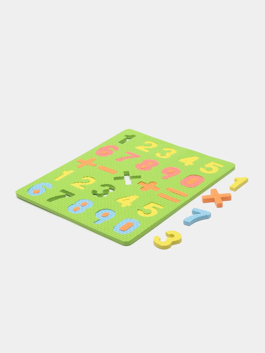 Лайм коврик цифры 28 см, Игровой коврик, Обучающий коврик детский
