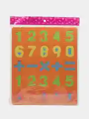 Оранжевый коврик цифры 28 см, Игровой коврик, Обучающий коврик детский