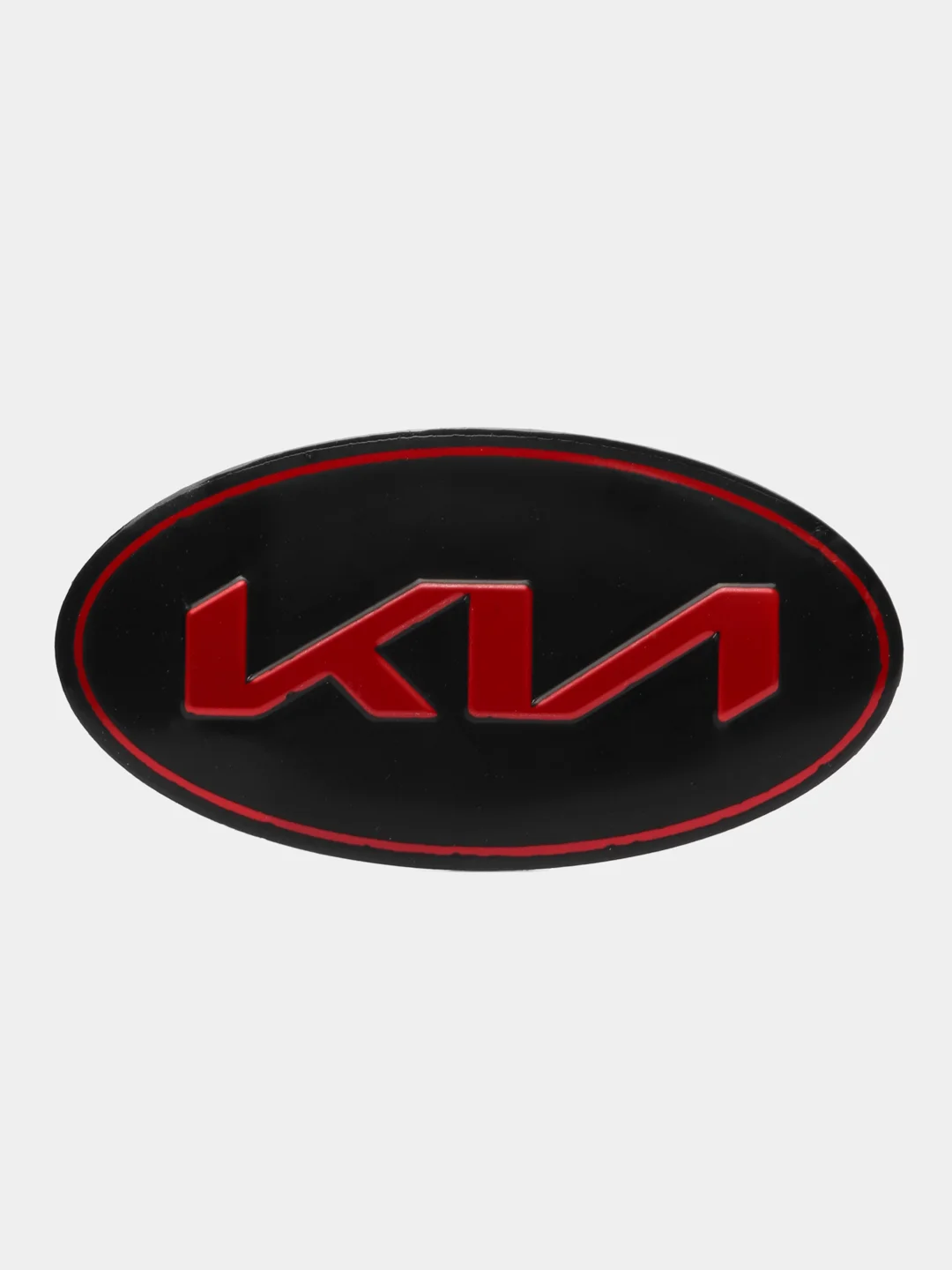 Красный эмблема KIA на руль 6 х 3 см