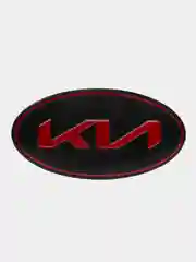 Красный эмблема KIA на руль 6 х 3 см