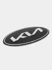Серебряный эмблема KIA на руль 6 х 3 см