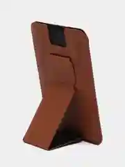 Коричневый чехол-кардхолдер Keephone c подставкой совместимый с MagSafe для IPhone