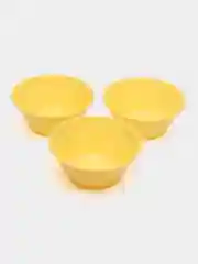 Желтый салатник 3шт, 0,5л,-1 л, 3 цвета