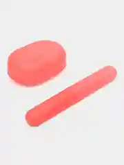 Красный дорожный набор мыльница + футляр для зубной щетки