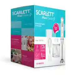 Белый блендер погружной Scarlett SC-HB42F29, TURBO режим, 1600 Вт