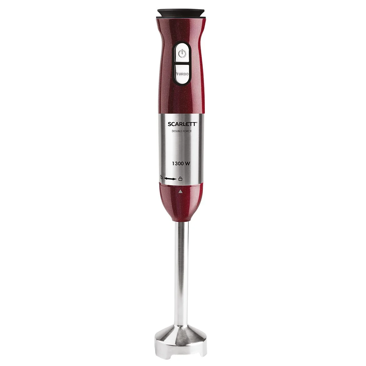 Бордовый блендер погружной Scarlett SC-HB42F54