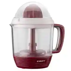 Красный соковыжималка для цитрусовых электрическая Scarlett SC-JE50C08, 25 Вт