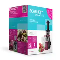 Черный соковыжималка шнековая электрическая Scarlett SC-JE50S54, черный, 150 Вт