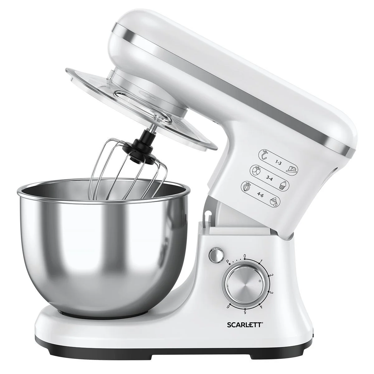 Белый планетарный миксер Scarlett SC-SM10S50