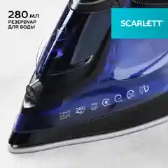 Фиолетовый утюг Scarlett SC-SI30K57, 2400 Вт, керамическое покрытие Keramo Pro, автовыключение