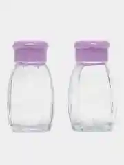 Лавандовый солонка,набор для соли и перца, 3,5х7,5см, стекло,