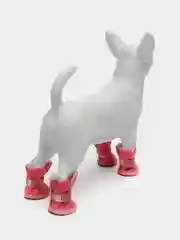 Розовый сапоги зимние, утепленные, для собак