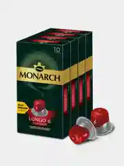 Кофе в капсулах Monarch LUNGO 6 CLASSICO, жареный, молотый, 10 штук по 5,2 г