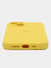 Желтый чехол Айфон 14 pro, iPhone 14 Pro, силиконовый, Silicone Case