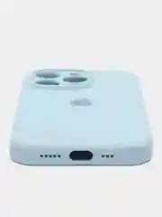 Светло-синий чехол Айфон 14 pro, iPhone 14 Pro, силиконовый, Silicone Case