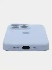Синий меланж чехол Айфон 14 pro, iPhone 14 Pro, силиконовый, Silicone Case