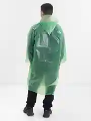 Зеленый дождевик на липучке