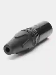Черный кабельный разъем XLR male Black, комплект 4 шт