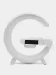 Белый умный Bluetooth светильник с колонкой, ночник, с беспроводной зарядкой