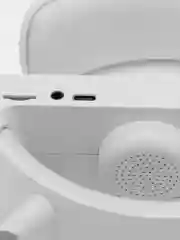 Белый умный Bluetooth светильник с колонкой, ночник, с беспроводной зарядкой