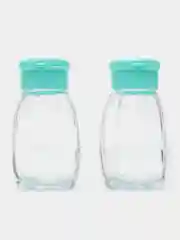 Солонка,набор для соли и перца, 3,5х7,5см, стекло,