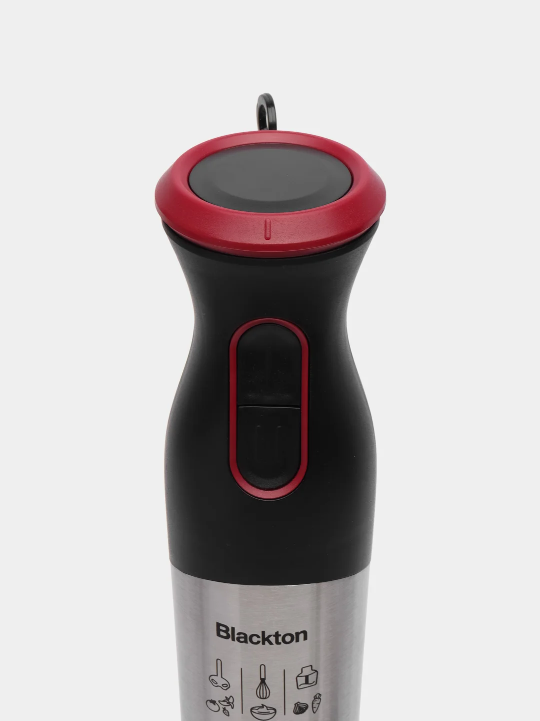 Блендер Blackton Bt HB1033SS 1000 Вт (черный/красный) 3 насадки металл 2 скорости