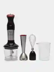 Блендер Blackton Bt HB1033SS 1000 Вт (черный/красный) 3 насадки металл 2 скорости