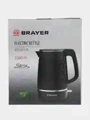 Чайник Brayer 1019BR (металл в пластике) 1,7 л (черный) 2200 Вт