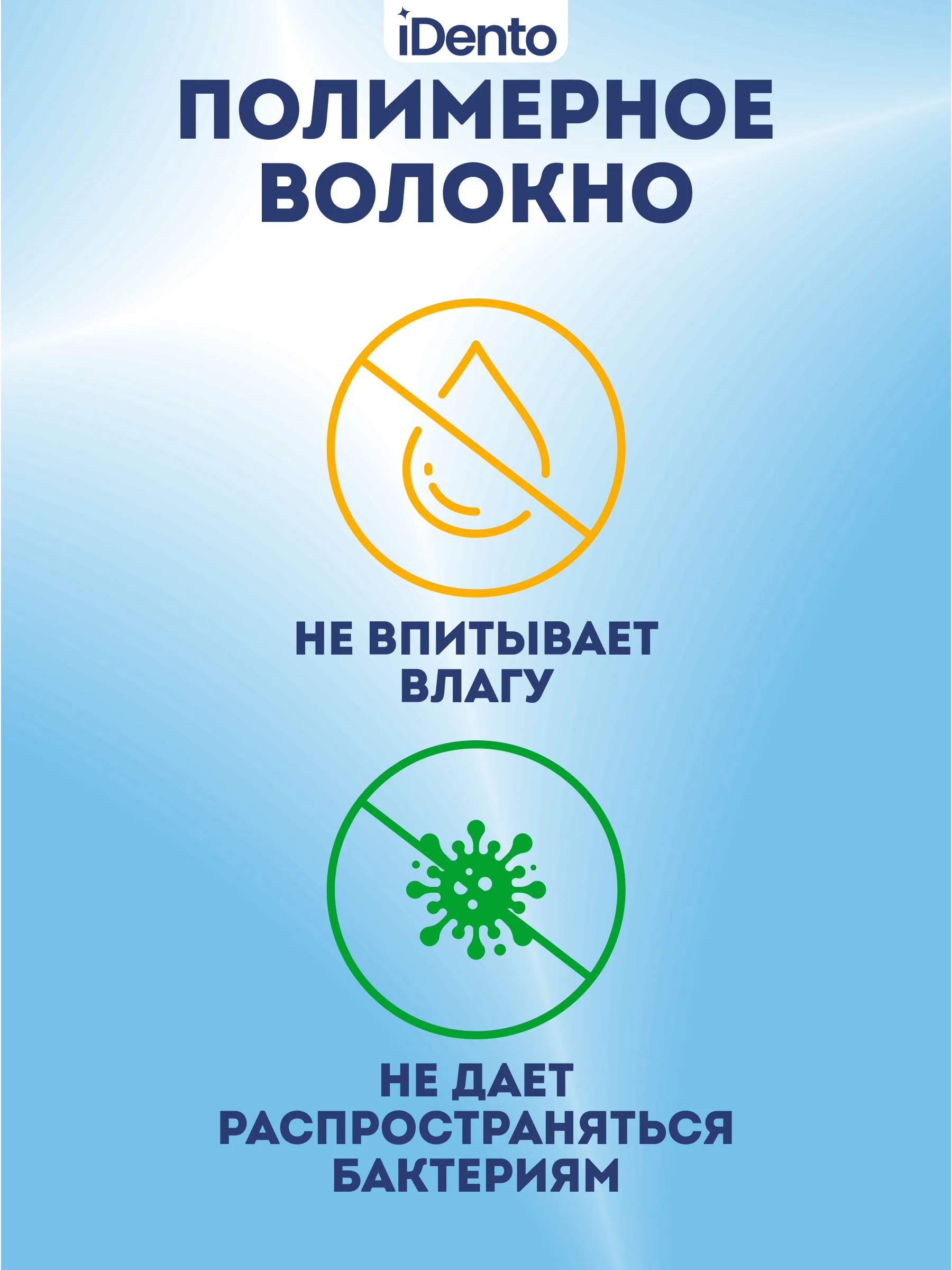 Набор зубных щеток iDento, мягкие, 2 шт.