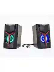 Колонки Perfeo "TRIAL", 2.0, 2х3 Вт, USB, Game Design, LED-подсветка, чёрный
