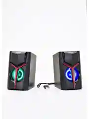 Колонки Perfeo "TRIAL", 2.0, 2х3 Вт, USB, Game Design, LED-подсветка, чёрный