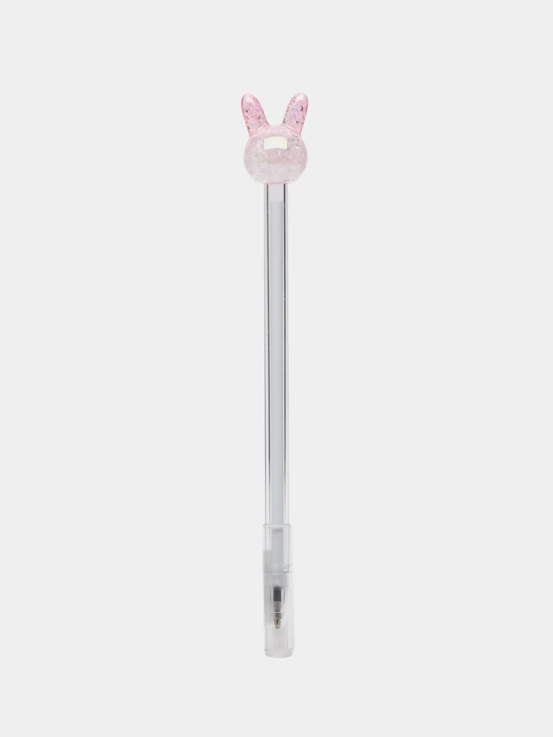 Розовый ручка шариковая "Crystal Rabbit" синяя, 0,7мм