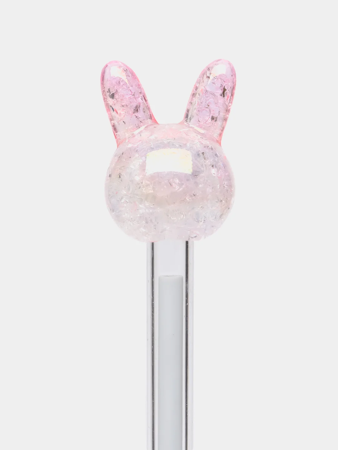 Розовый ручка шариковая "Crystal Rabbit" синяя, 0,7мм