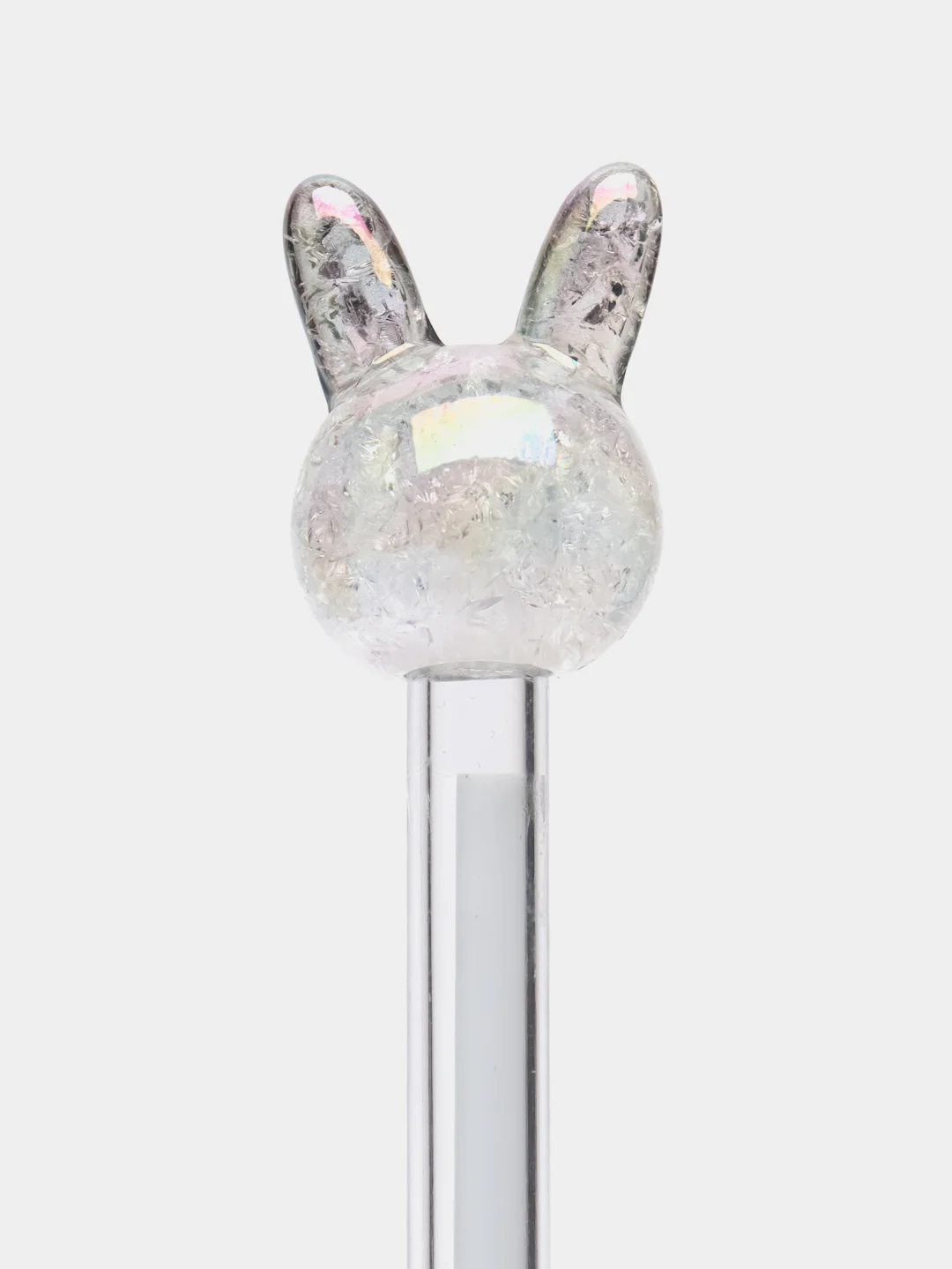 Черный ручка шариковая "Crystal Rabbit" синяя, 0,7мм