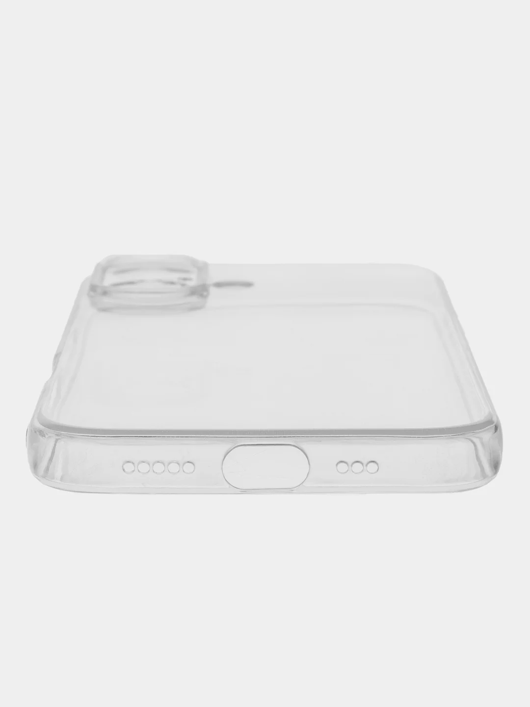 Прозрачный чехол для Apple iPhone 16 силиконовый Rosco прозрачный тонкий с бортиком защитой камер