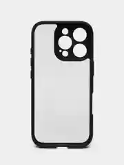 Прозрачный чехол для Apple iPhone 16, Pro, Max, Plus пластиковый с силиконом BROSCORP противоударный