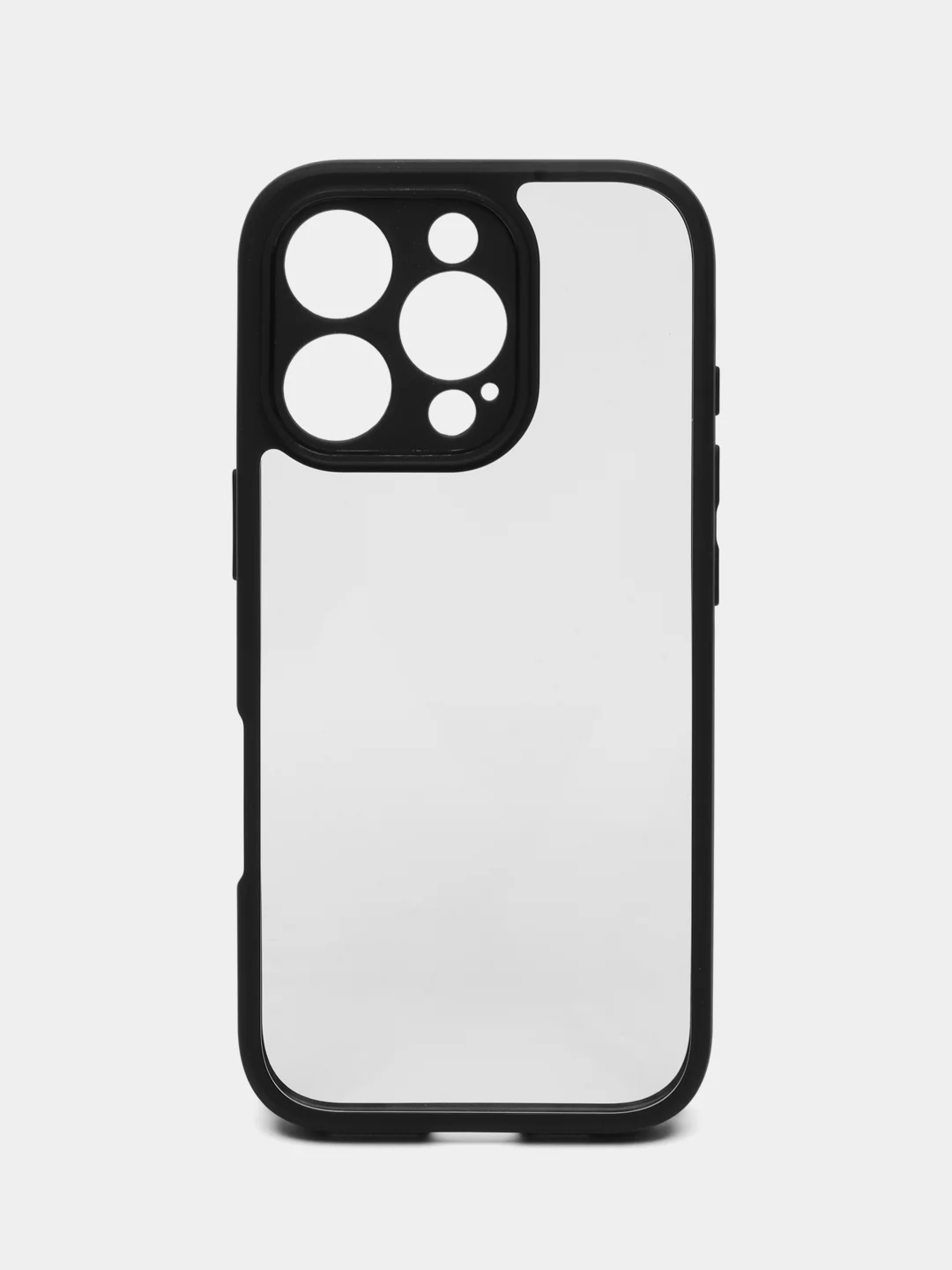 Прозрачный чехол для Apple iPhone 16, Pro, Max, Plus пластиковый с силиконом BROSCORP противоударный
