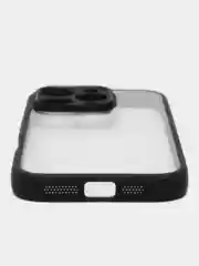 Прозрачный чехол для Apple iPhone 16, Pro, Max, Plus пластиковый с силиконом BROSCORP противоударный
