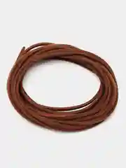 Шнур замшевый, из искусственной замши, для рукоделия, коричневый