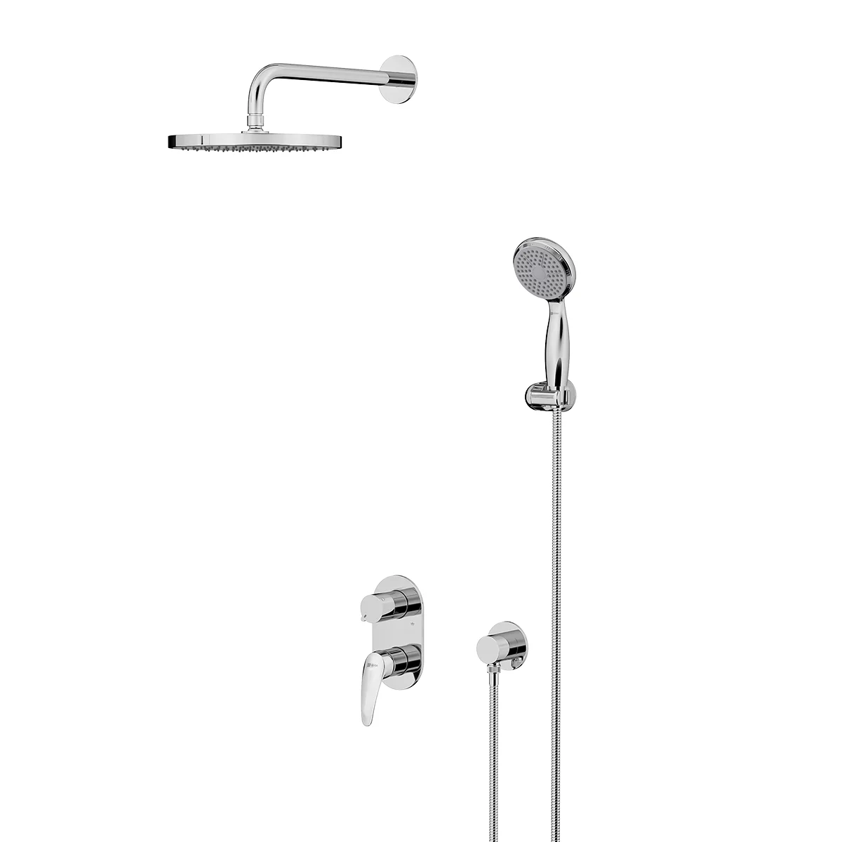 Хром смеситель Lemark Linara LM0429C для душа, встраиваемый