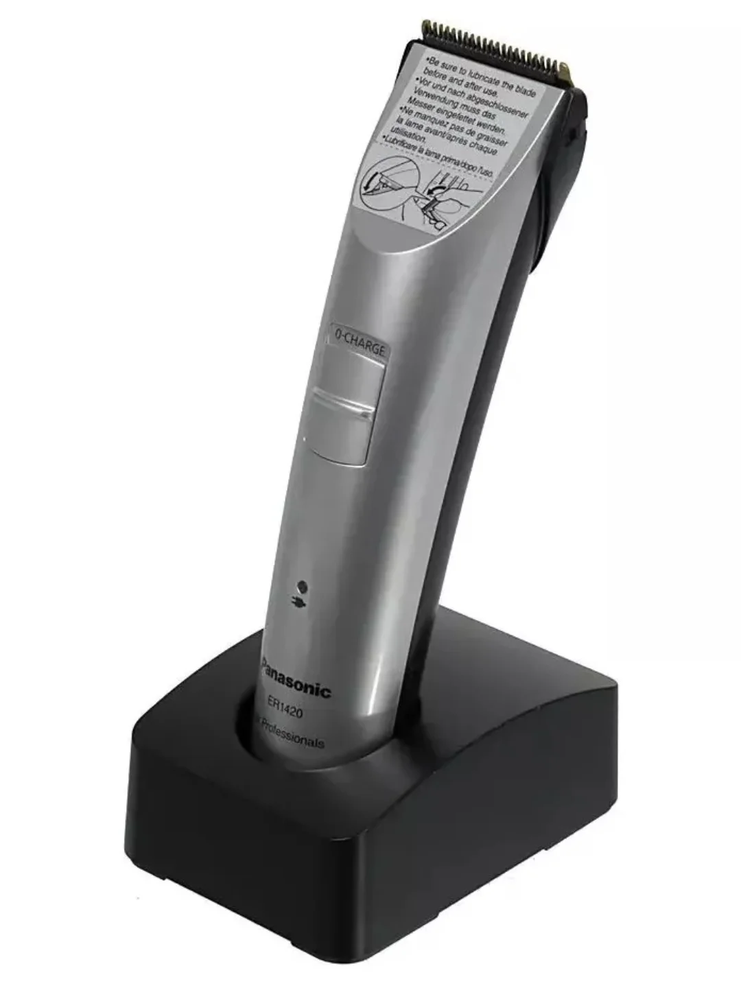 Триммер для волос Panasonic ER1420S520 профессиональный, беспроводной, 3 насадки