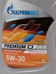 Gazpromneft Premium C3 5W-30 Масло моторное, Синтетическое, 4 л