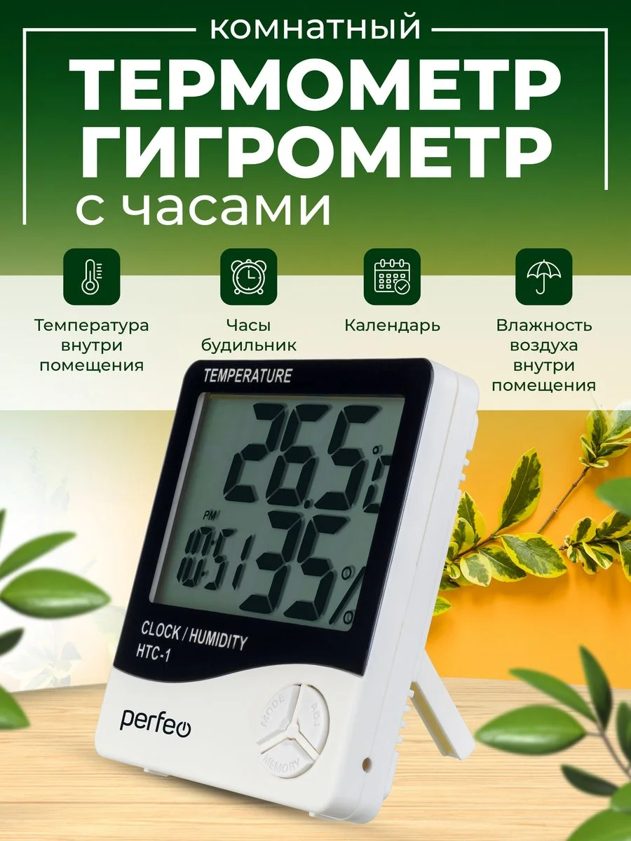 Часы-метеостанция Perfeo "Lein"