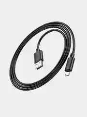 Кабель зарядный Hoco X88, usb to type-c, lightning, micro, 1 м, черный, белый