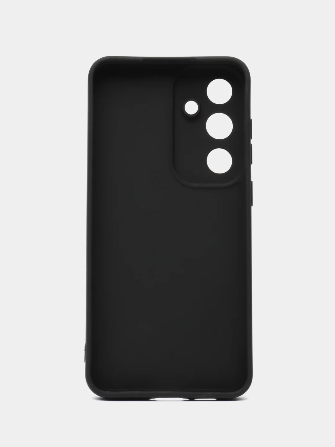 Черный чехол для Samsung Galaxy S24 FE (Самсунг Галакси С24 ФЕ), черный защита камеры силиконовый
