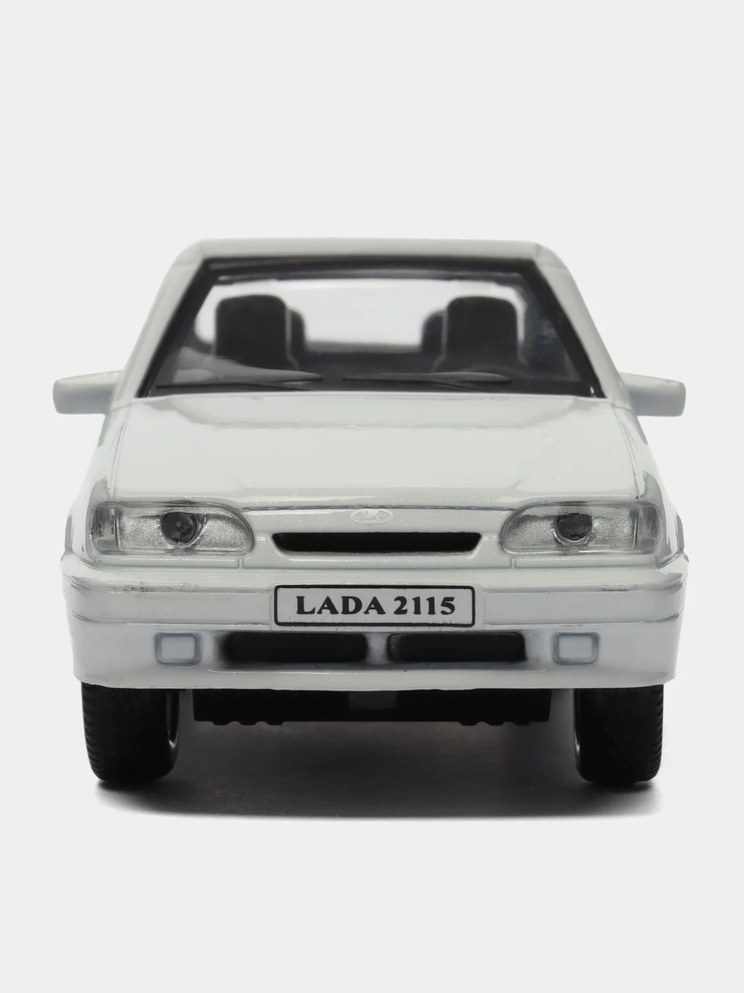Белый машина "Lada 2115 Samara" 12 см, Технопарк, открываются передние двери и багажник, металл